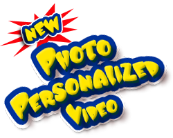 Photo DVD videos with your child's picture as the star